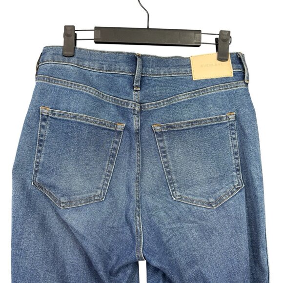 Everlane Jeans Womens 28 Ankle Medium Wash The Vintage Skinny Stretch Button Fly - Picture 4 of 8